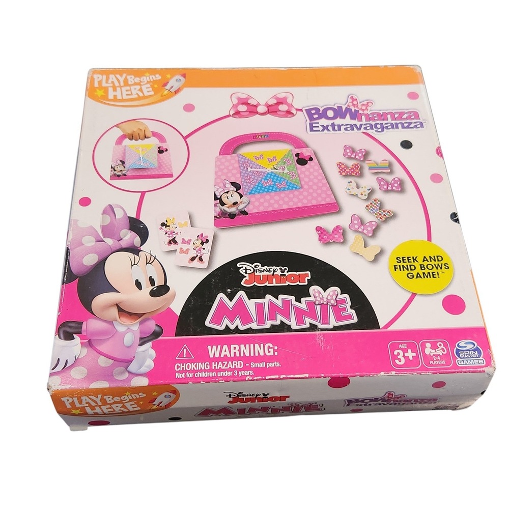 Disney Junior Minnie Mouse Bownanza Seek and Find Bows Game Spin Master‎